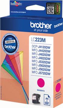Tintes printera kasetne Brother LC223M, sarkana krās.