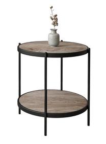Staliukas Kalune Design Nord, juoda sp./rusva sp., 55 cm x 55 cm x 50 cm