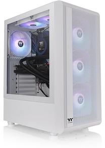 Kompiuterio korpusas Thermaltake S200 TG ARGB, balta sp.