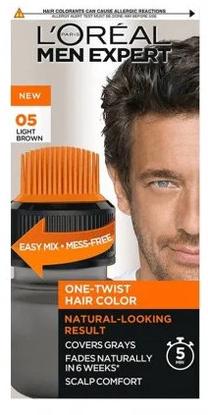 Matu krāsa L’Oréal Paris Men Expert One-Twist, gaiši brūna krās., 05, 50 ml