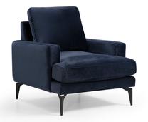 Krėslas Hanah Home Papira 560ARE1703, tamsiai mėlyna sp., 90 cm x 80 cm x 88 cm