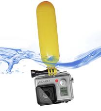 Laikiklis RoGer Waterproof Floating For Action Cameras, geltona sp.