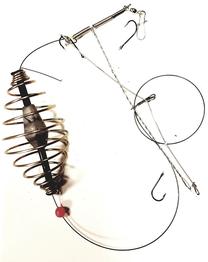 Makšķerēšanas pavadiņa Nara Plus Fishing System 1330213, 35 g, pelēka krās.