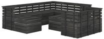 Lauko baldų komplektas VLX 10 Piece Garden Pallet Lounge Set