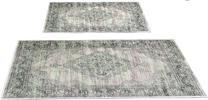 Vonios kilimėlių rinkinys Foutastic KT480, įvairių spalvų, 150 cm x 60 cm