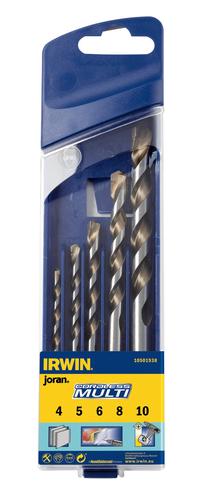 Grąžtų komplektas Irwin Cordless Multi, medienai/metalas, sraigtinis, cilindrinis, 4 mm