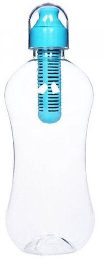 Pudele ar oglekļa filtru 0,5l, zila