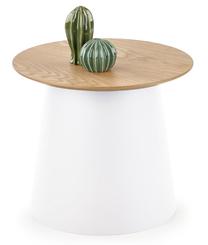 Kohvilaud Azurra-S, pruun v./valge v., 49 cm x 49 cm x 43 cm