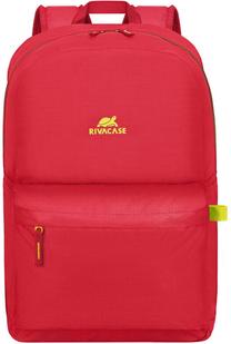 Portatīvā datora mugursoma Rivacase 5562 red 24L Lite urban backpack, sarkana krās., 24 l, 15.6"