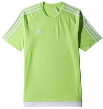 Laste särk, lastele Adidas Estro 15 JR, valge v./roheline v., 128 cm
