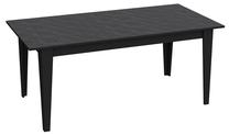 Stalas Kalune Design Polka, juoda sp., 180 cm x 90 cm x 76.8 cm