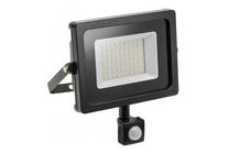 Prožektor liikumisanduriga, seinakinnitus GTV iNEXT LD-INEXT50W-64, 50 W, 4000 lm, 6400 °K, IP65, must v.
