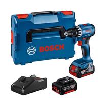 Akumuliatorinis suktuvas-gręžtuvas su akumuliatoriumi Bosch GSR 18V-45, 18 V, 3 Ah