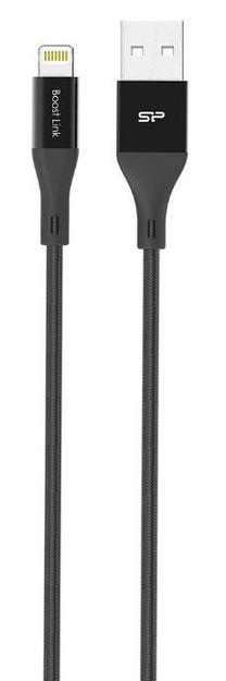 Laidas Silicon Power, USB/Apple Lightning, juoda sp.