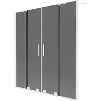 Vannas siena Mexen Velar Duo, 160 cm x 150 cm, balts krās./tonētais