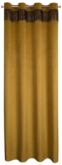 Nakts aizkari ZKEO-02, sinepju krās., 140 cm x 250 cm