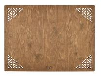 Stalo padėkliukas Hermia Corpat, 45 cm x 33 cm, 4 vnt., Ruda sp.