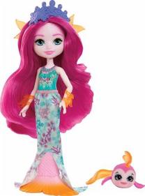 Кукла - фигурка Mattel Enchantimals Royals Mermaid GYJ02, 15 см, многоцветный