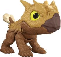 Žaislinė figūrėlė, dinozauras Mattel Jurassic World Mighty Little Biters Ankylosaurus, ruda sp.