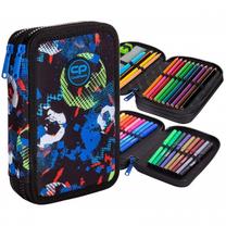 Penālis CoolPack Jumper 2 Football, 19.5 cm x 12.5 cm, zila krās./melna krās.