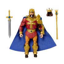Žaislinė figūrėlė, su priedais Mattel Masters Of The Universe New Eternia King Randor, 17.7 cm, aukso sp./raudona sp.