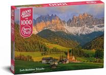 Пазл CherryPazzi Santa Maddalena Dolomites 1000 el. 30028, 50 см x 70 см, 1000 шт., многоцветный