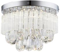 Valgusti lagi Candellux Lonella Plafond 98-44792, LED, 4000 °K, 1 x 12 W, läbipaistev v. / hõbe v.