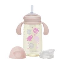 Bērnu pudele dzeršanai Marcus & Marcus PPSU Transition Trainer, 300 ml, 6+ mēn., rozā krās.