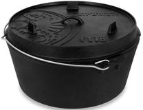 Katls Petromax Dutch Ovens, čuguns, 45 cm, 16.1 l, melna krās.