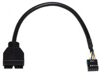 Adapteris Akyga IDE20P, IDE10, 0.2 m, melna krās.