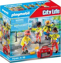 Konstruktorius Playmobil City Life Medical Team 71244, 25 vnt., įvairių spalvų