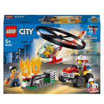 Konstruktorius LEGO City Ugniagesių sraigtasparnio iškvietimas 60248, 93 vnt.