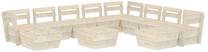 Lauko baldų komplektas VLX 11 Piece Garden Pallet Lounge Set