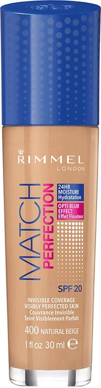 Skystas makiažo pagrindas Rimmel London, natural beige sp., 400, 30 ml