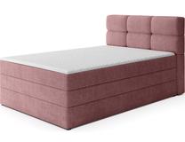 Lova viengulė Kasped, 120 x 200 cm, rožinė, su čiužiniu, su grotelėmis