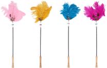 Žaislas ant pagaliuko katėms Flamingo 561619, (spalva/dizainas parenkami atsitiktine tvarka), 46 cm