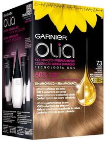 Kраска для волос Garnier Olia Midnight, golden dark blonde цв., 7.3, 60 мл