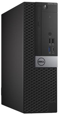 Stacionarus kompiuteris Dell OptiPlex 7050 SFF, atnaujintas Intel® Core™ i5-7500, 960 GB, DDR4 16 GB, SSD 960 GB, Intel HD Graphics 630 Dynamic, Windows 10 Pro RM18987