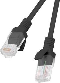 Сетевой кабель Lanberg PCU5-20CC-0025-BK RJ-45, RJ-45, 1 м, черный цв.