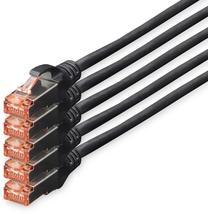 Кабель Assmann Digitus CAT 6 S/FTP Patch Cord RJ-45, RJ-45, 10 м, черный цв.