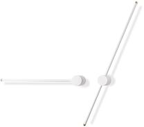 Valgusti seinale Opviq Sword 13490, 3000 °K, 2 x 13 W, valge v. / valge v.