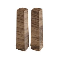 Наружный угол плинтуса Cezar MasterLine80 837487, 1.72 см x 8.15 см, коричневый цв., 2 шт.