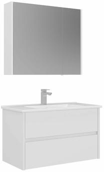 Vannas istabas mēbeļu komplekts Kalune Design Arno, balts krās., 45 cm x 85 cm x 52 cm