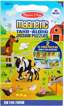 Магнитный пазл Melissa & Doug On The Farm, многоцветный, 30 шт.