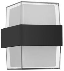 Sieninis lauko šviestuvas Italux Marti, 10W, LED, IP54, juoda sp., 10.5 cm x 13 cm