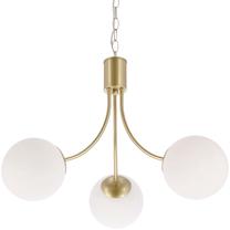 Светильник потолочный Candellux Lighting Dani 33-47779, E14, 3 x 40 Вт, белый цв. / золотой цв.