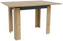 Valgomojo stalas išskleidžiamas Family, antracito sp./craft gold sp., 60 - 120 cm x 90 cm x 80 cm