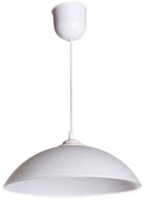 Valgusti rippuv Candellux Fino 31-67350, E27, 1 x 60 W, valge v. / valge v.