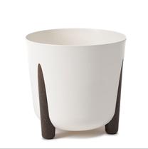 Gėlių vazonas Lamela Frida 237-74, plastikinis, Ø 30 cm, kreminė sp.