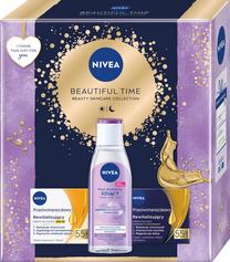 Veido priežiūros priemonių rinkinys Nivea Beautiful Time Gift Set, 300 ml, 55+, SPF 15
